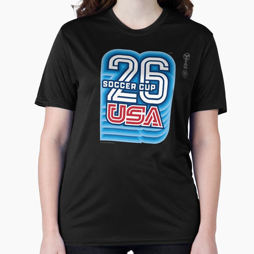 26 Soccer Cup USA Retro | Vintage Football Fan Graphic | Classic Red White Blue Design | Unisex Sports by RSC-STORE