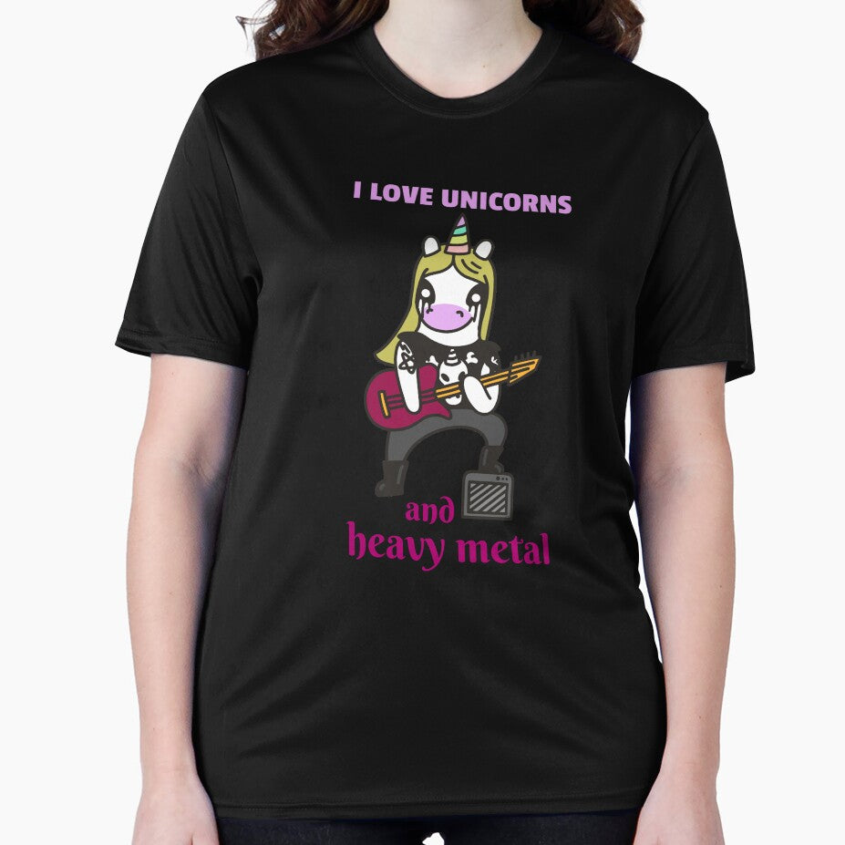 Cute Kawaii Heavy Metal Unicorn by plzLOOK