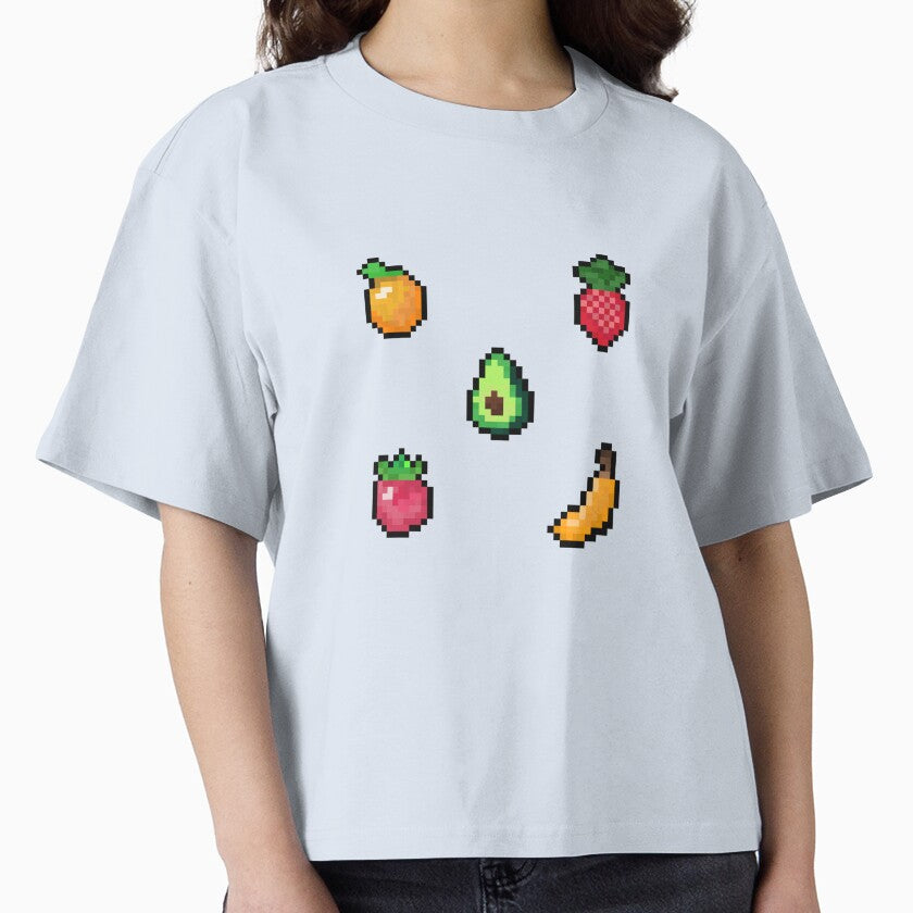 Pixel art fruit sticker pack by wonderxwander