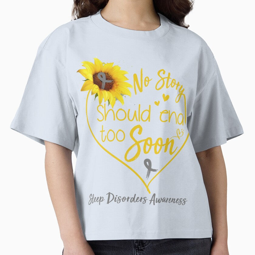 Sleep Disorders Awareness No Story Should End Too Soon by KirstybShop