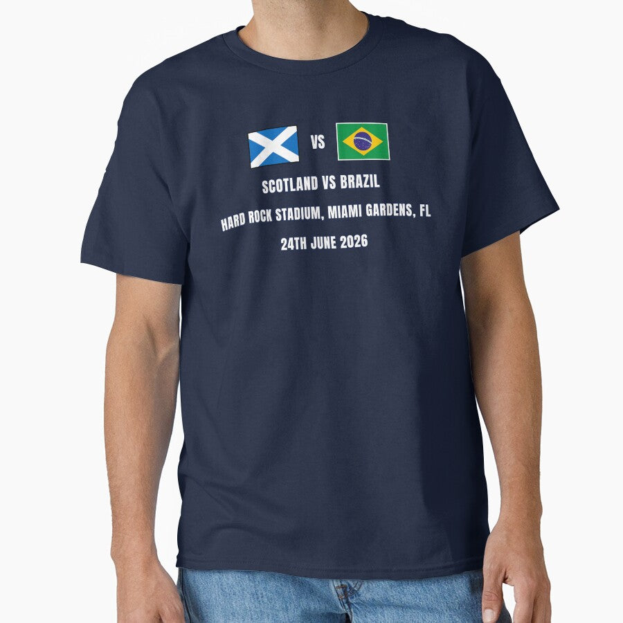 Scotland vs Brazil 24 June 2026 – Football Match Design Miami Gardens by The Hairy Melon