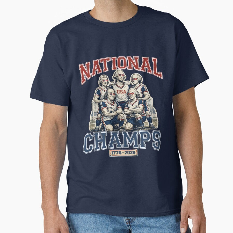 Founding Fathers Soccer Team USA Funny 4th of July America 250th Anniversary by Youngkev-arts