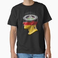 Head of a German football fan caught up in football and stadium fever by Segasprojects