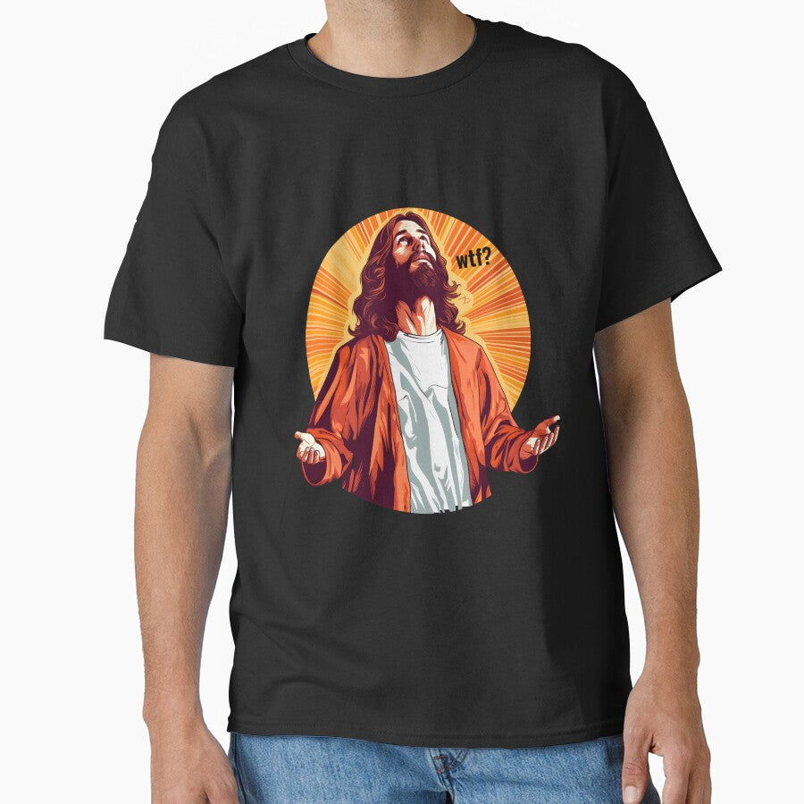 Lol Wtf? Jesus - Apostate Jesus - Antireligious Blasphemous Art - Funny Humorous God Art - Original Artwork by VenusInShade