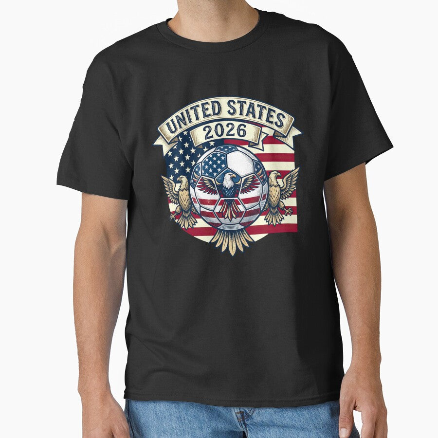 United States 2026 Soccer Graphic, Patriotic Eagle Championship by Keingdesign