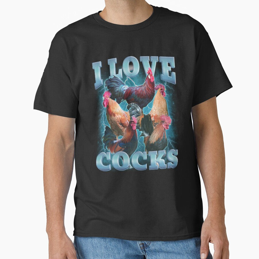 I Love Cocks Rooster Meme by bmcreationsCo