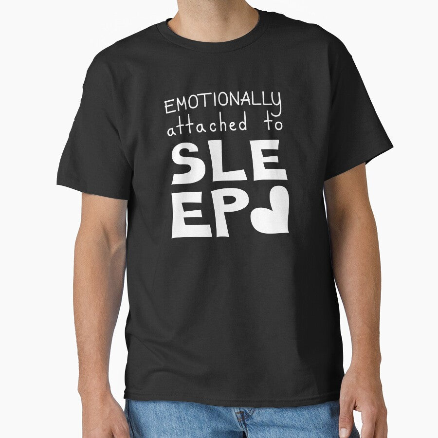 Emotionally Attached To Sleep Funny Quote by Mooi Studio