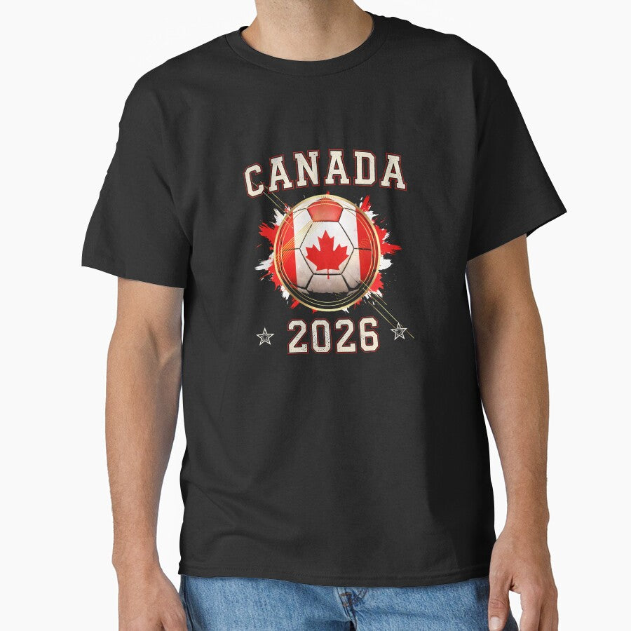 Front Print Canada Soccer World Cup 2026 - Canadian Fan Gift T-Shirt_84561562 by Alexia Faye