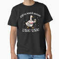 Off To Watch Soccer USA USA Mom Goose Football Fan by VGAfanatic