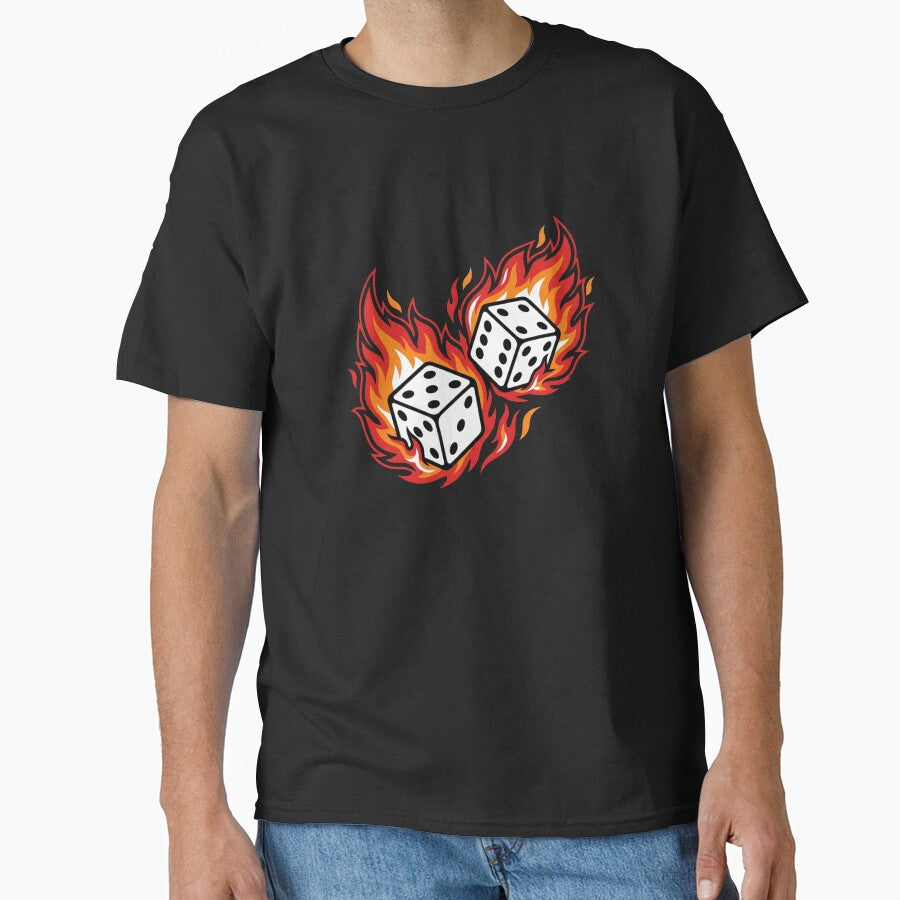 Burning Dice Streetwear by Stickersdevelop