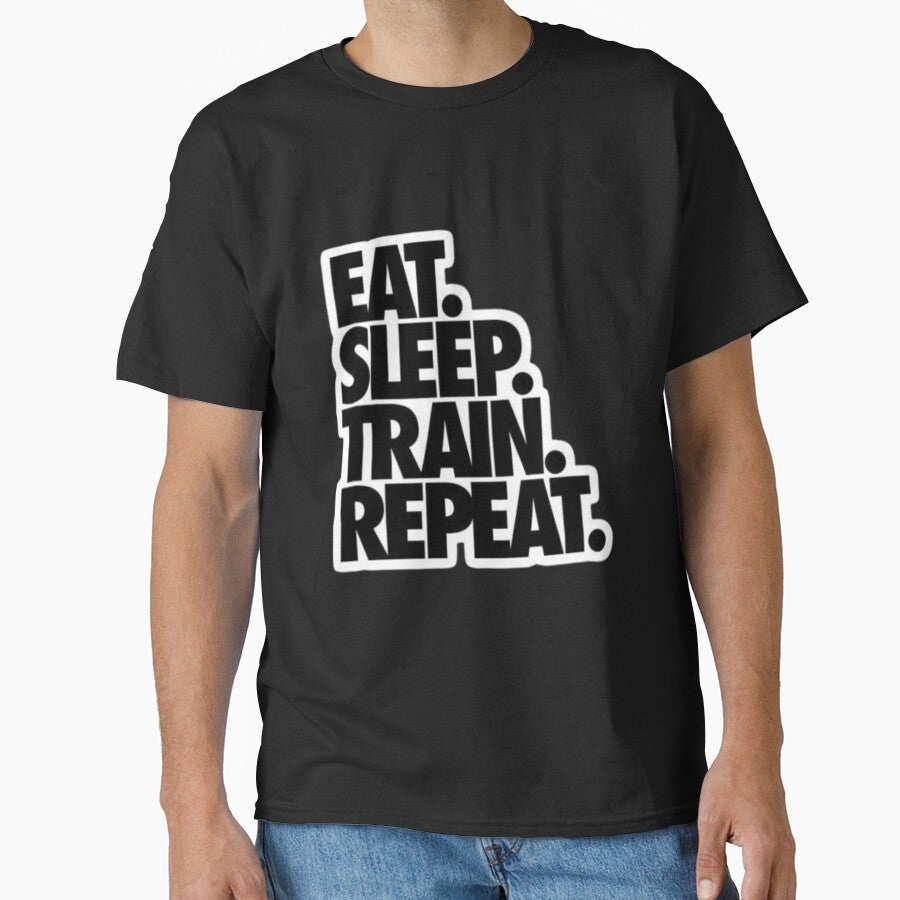 Eat Sleep Train Repeat by Harshal-Studio
