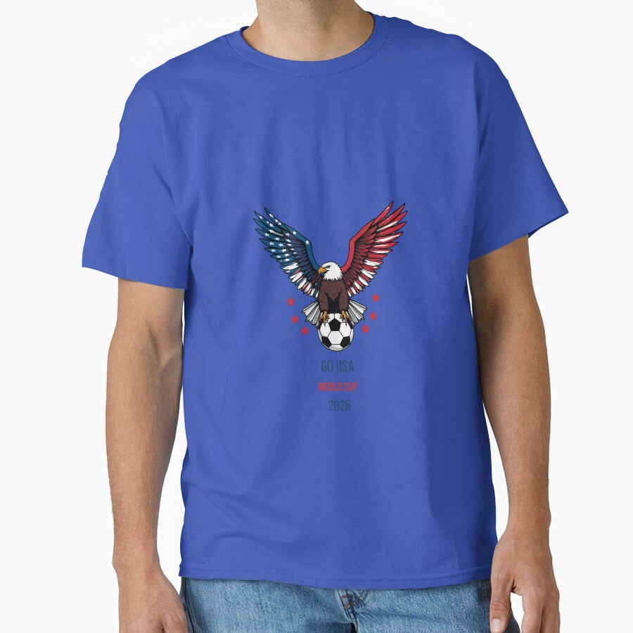 Go USA World Cup 2026 Soccer T-Shirt Home Nation Pride by FanNationTees