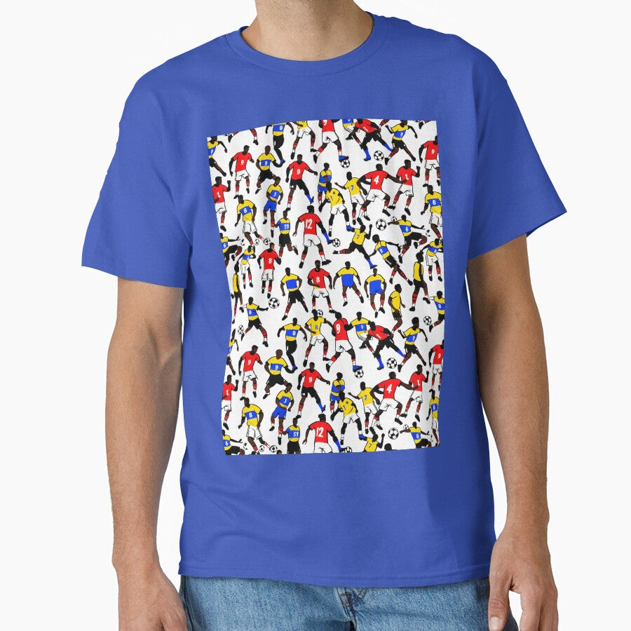 Seamless Cartoon Football Nations Pattern by krazzyremo