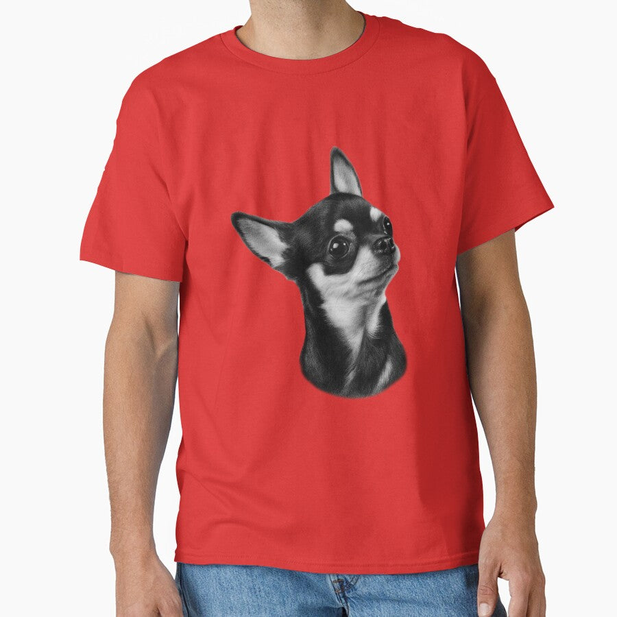 Hand Painted Short Haired Chihuahua Dog Artwork by Brush & Soul