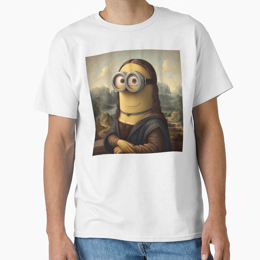 Minion Mona Lisa Parody – Whimsical Art by Fashvora