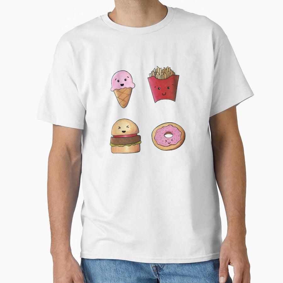 Kawaii Fast Food, Turquoise by christinaashman