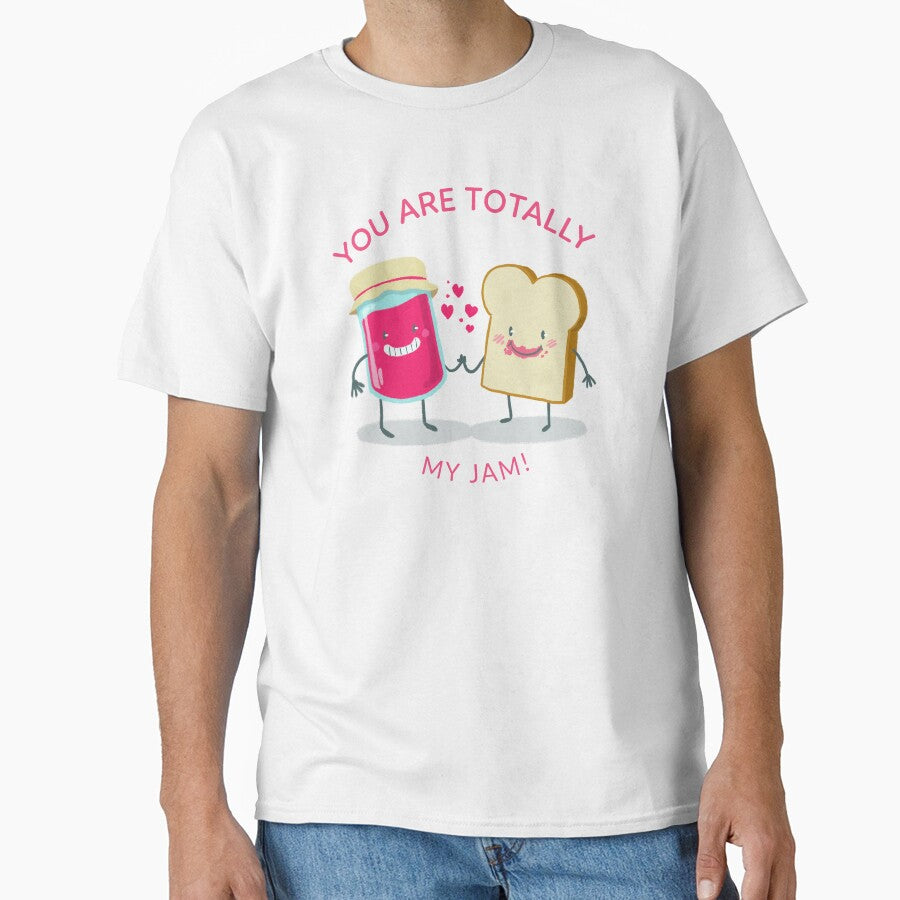 You Are Totally My Jam – Cute Bread & Jam Pun Sticker by Novel Works Studio