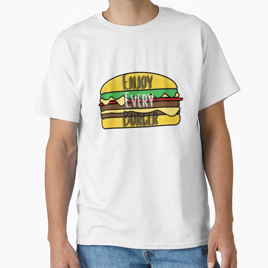 Enjoy Your Burger Sticker Design 2 by PositiveStudio