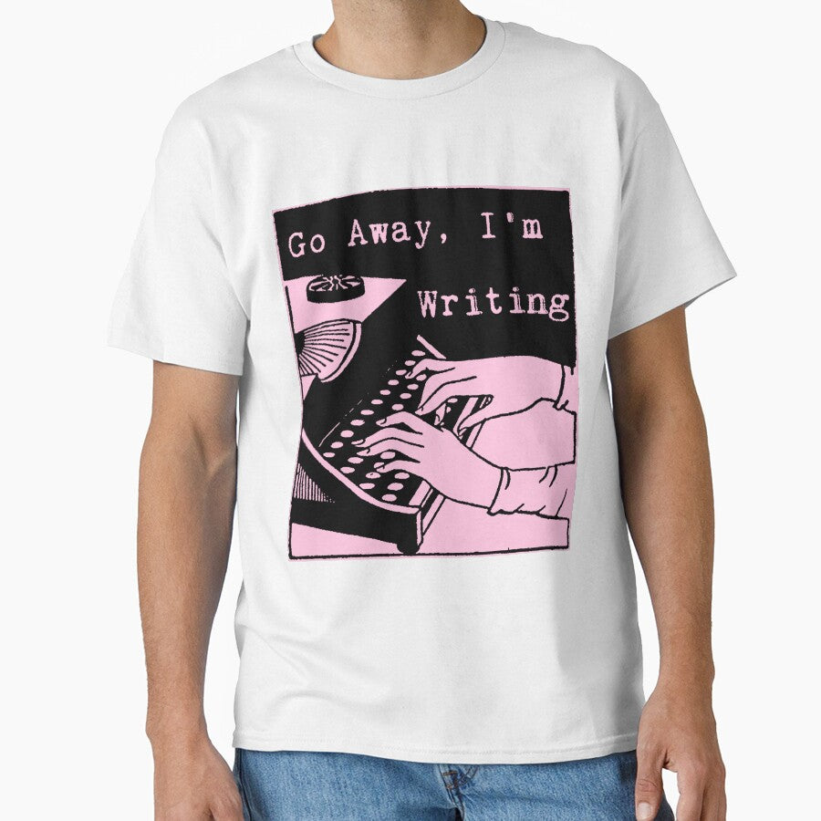 Go Away, I'm Writing (Black/Pink) by LittleVixen