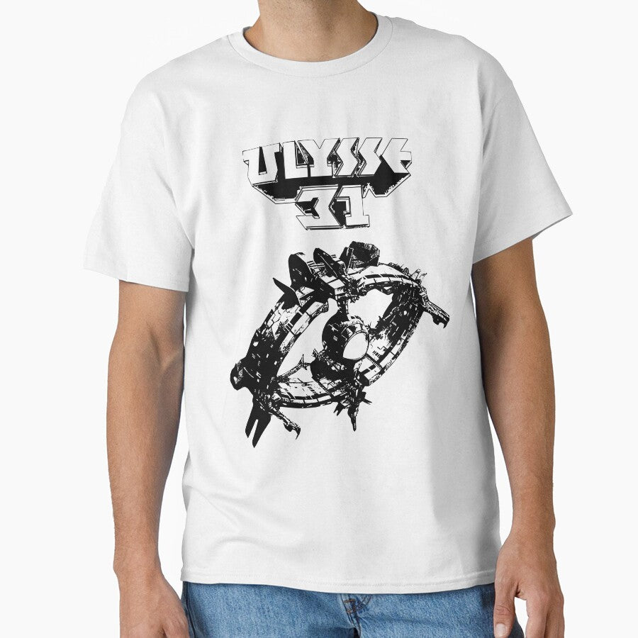 80s Nostalgia – Ulysses’ Spaceship in Monochrome by retrologie