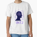 INTJ Personality Abstract Art – MBTI Design (Center Print) by W-Rm