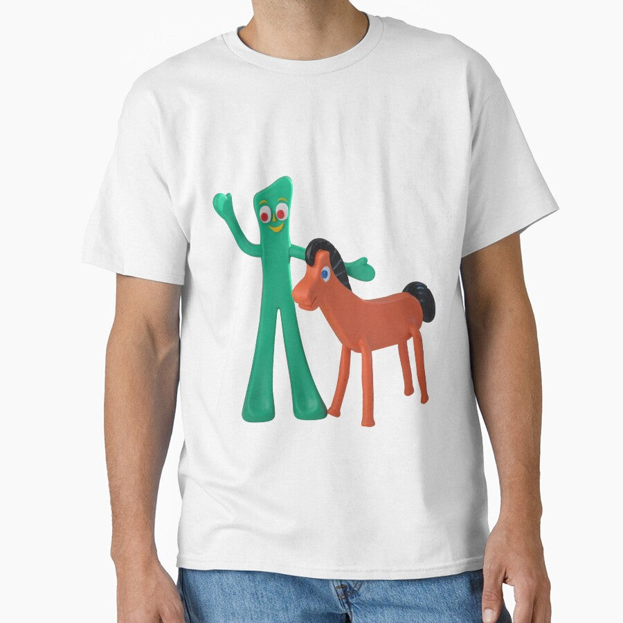 Gumby and Pokey cartoon art by RedManzanas