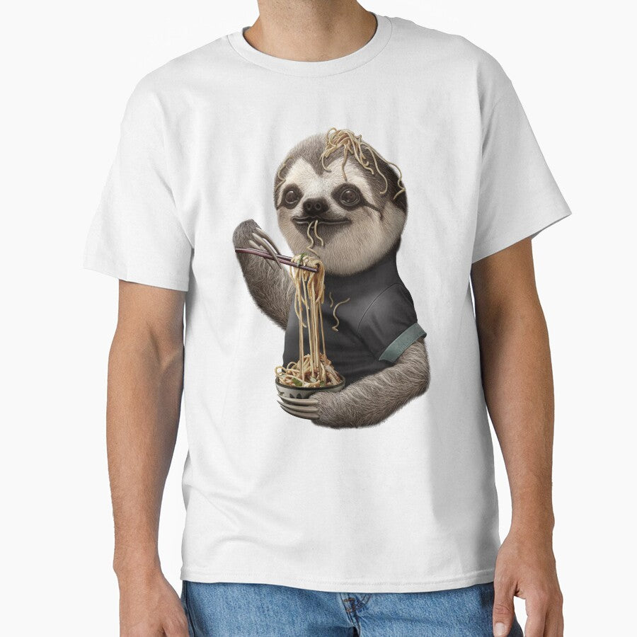 SLOTH EAT NOODLE by Jumali Katani