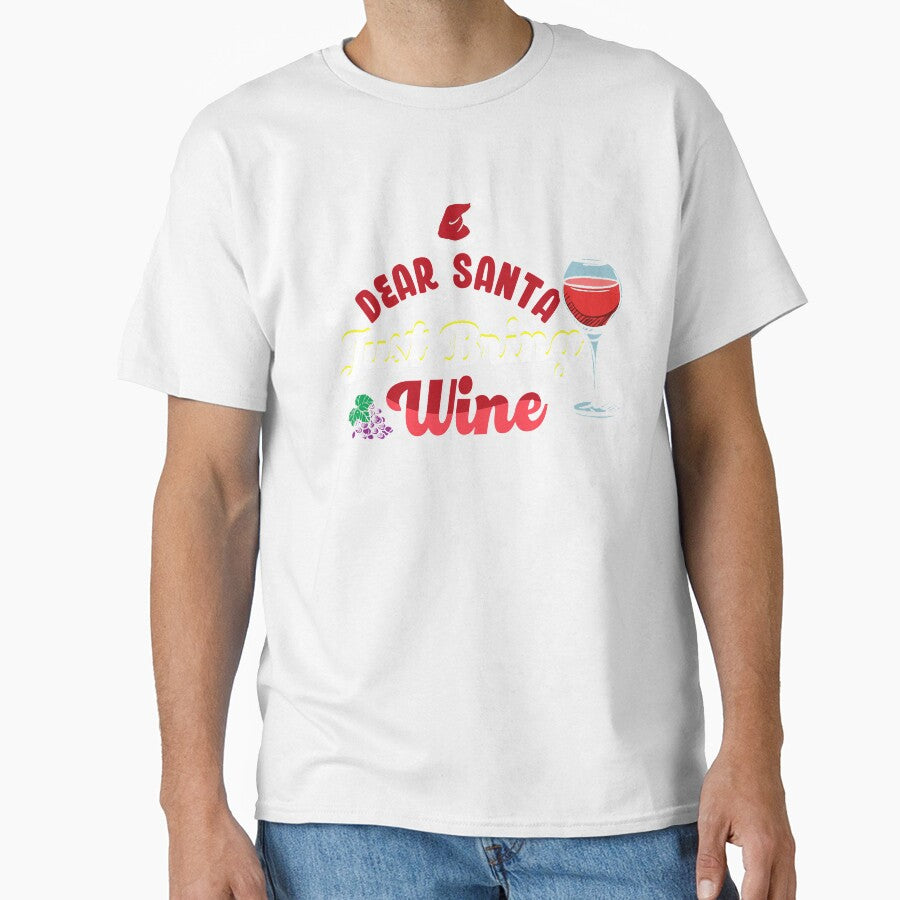 Dear Santa Just Bring Wine | Wine Lovers Christmas List by Dancing Dolphin Crafts