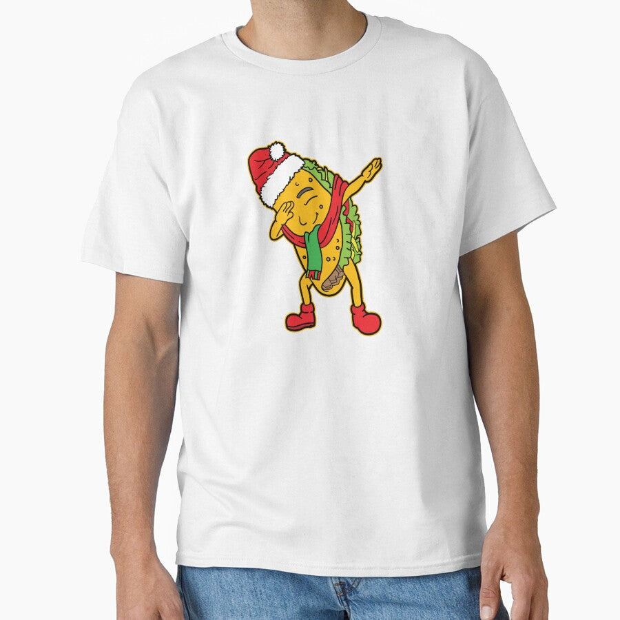 Dabbing Santa Taco Christmas Xmas Holiday Gift by haselshirt