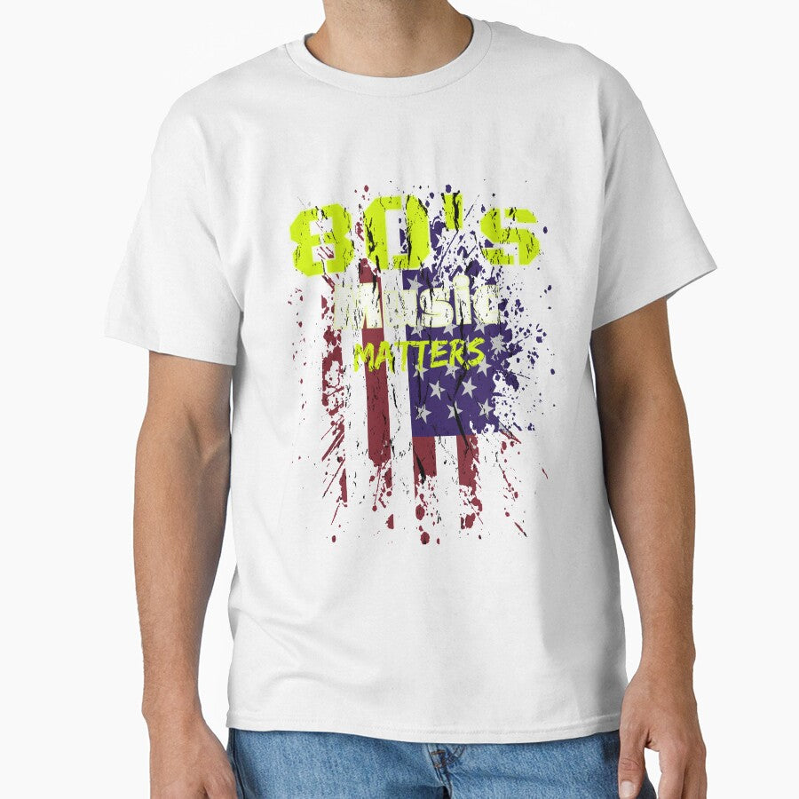 80's Music Matters USA Flag by alyedel