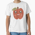 Cute Kawaii Cartoon Apple - Adorable Fruit Illustration by Shape Snip Studio