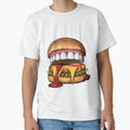 Savage Burger Funny Meme Junk Food Humor by MAGDY CANVAS