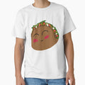 cute taco redbubble sticker by sarina G