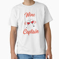 Wine Lover Wine Tasting Captain Birthday Gift Idea by haselshirt