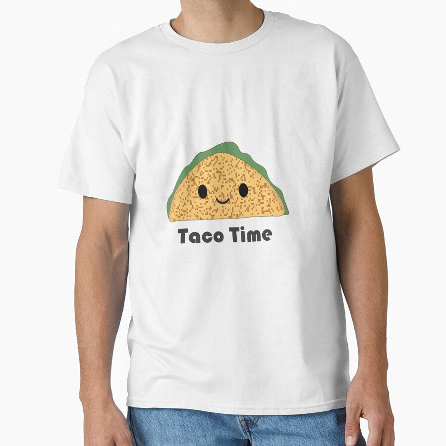 Taco Time Cute Kawaii Cartoon Taco by Hedgie Designs