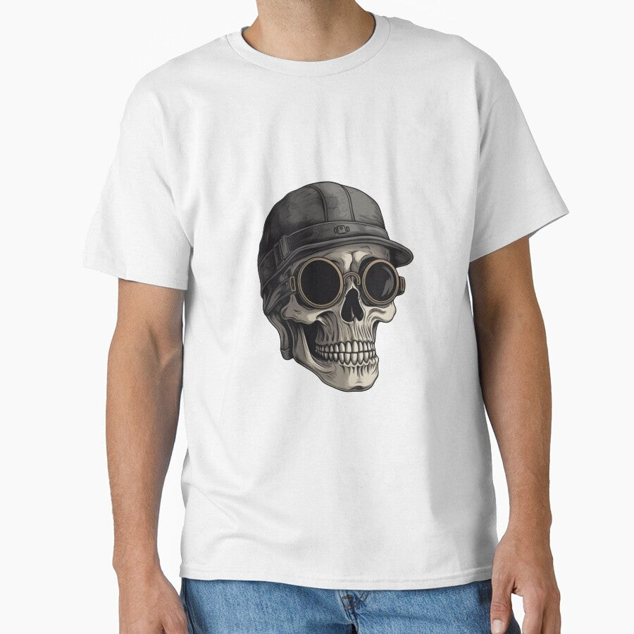 Skull wearing glasses by PAPER&PEXELS