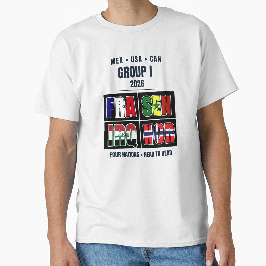 Group I 2026 Soccer Football Shirt France Senegal Iraq Norway World Tournament by The Hairy Melon