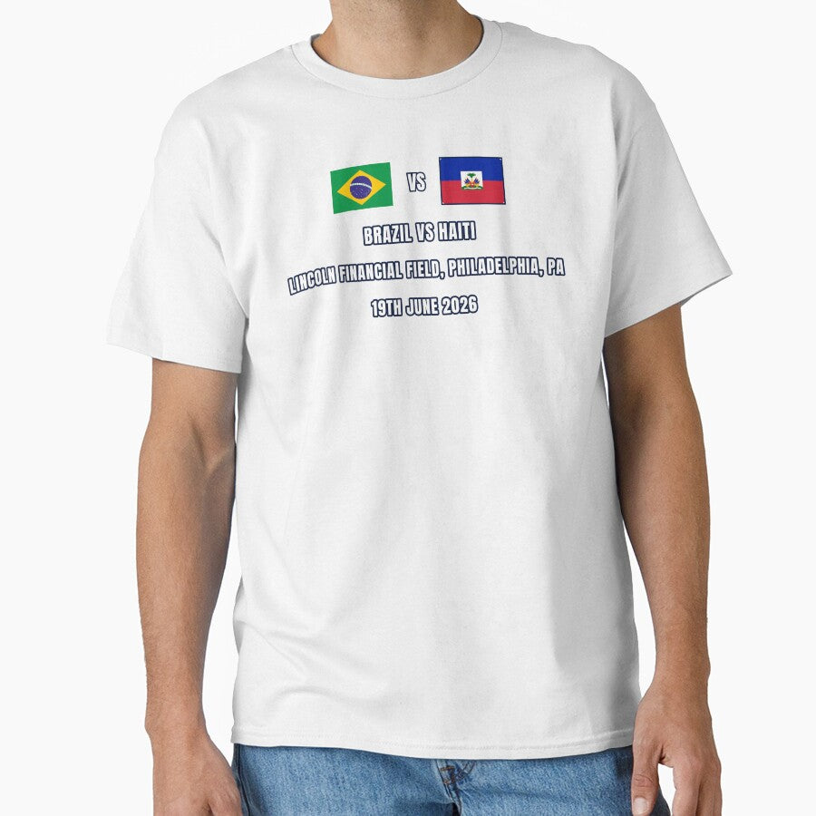 Brazil vs Haiti 19 June 2026 – Football Match Design Philadelphia by The Hairy Melon