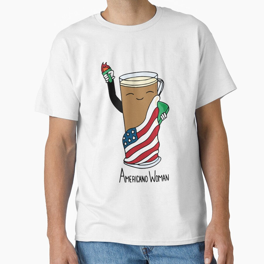 Americano Woman - Colour - Coffee, Americano, Coffee lovers by 86Gaz