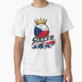 Vintage Czech Republic flag Crowned Soccer Ball by QuiteOrbit
