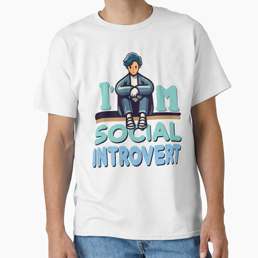 I'm Social Introvert, typography by maxmaj