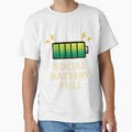 Social Battery Full Funny Extrovert Humor Design by Tropivaro