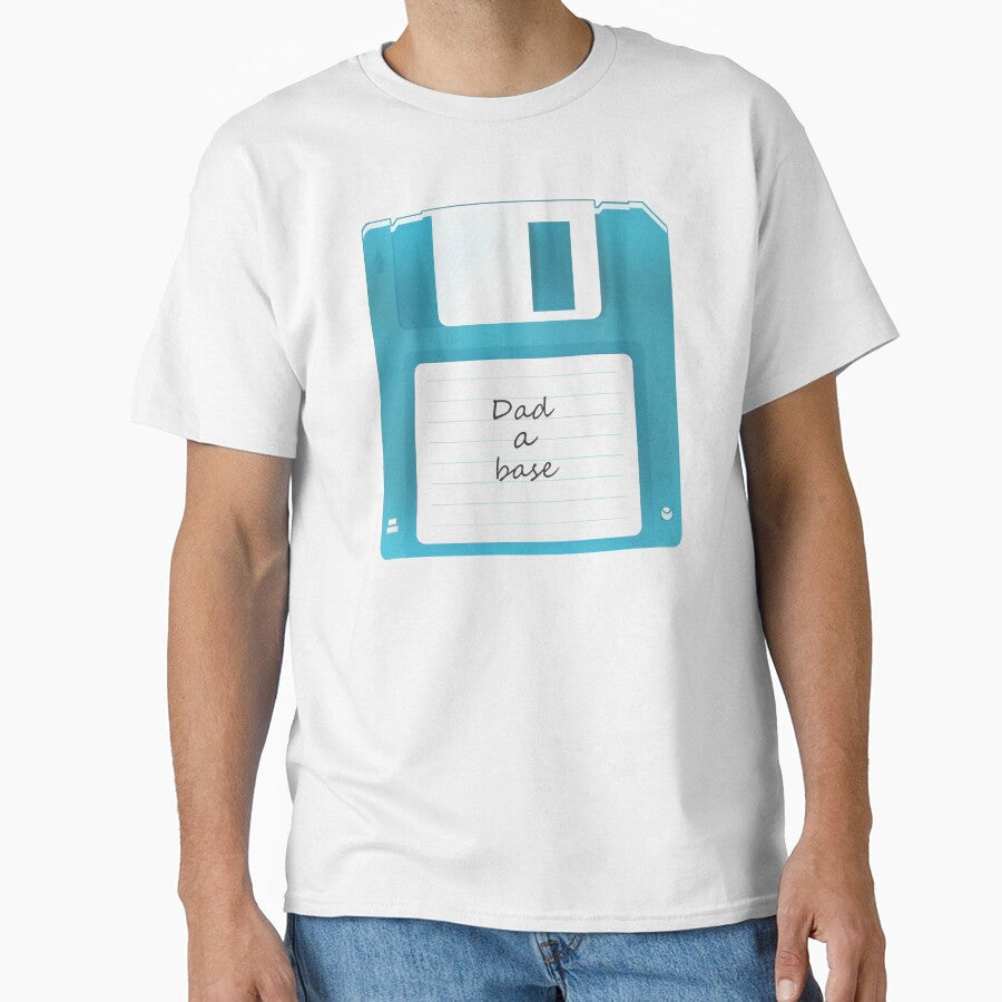 Floppy disk old dad joke - dad a base by HorizonDesignz
