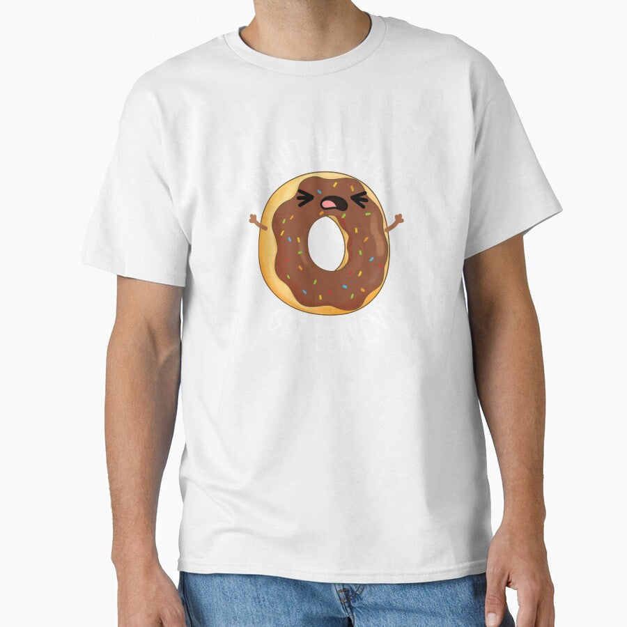 Donut Get Mad Get Leaven Funny Donut Pun (Dark BG) by punnybone