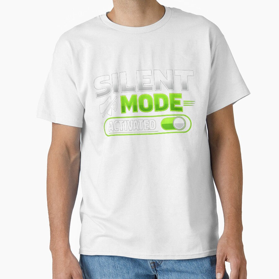 Silent Mode Activated Funny Introvert Humor Antisocial Meme Sticker by Nubrixa-Studio