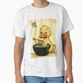 Cute Duck Eating Ramen Noodles - Kawaii Japanese Food Lover by Bongocomic