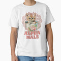 Alpha Male Funny Kitten Tshirt, Funny Cat Meme Shirt by DuneHaicna
