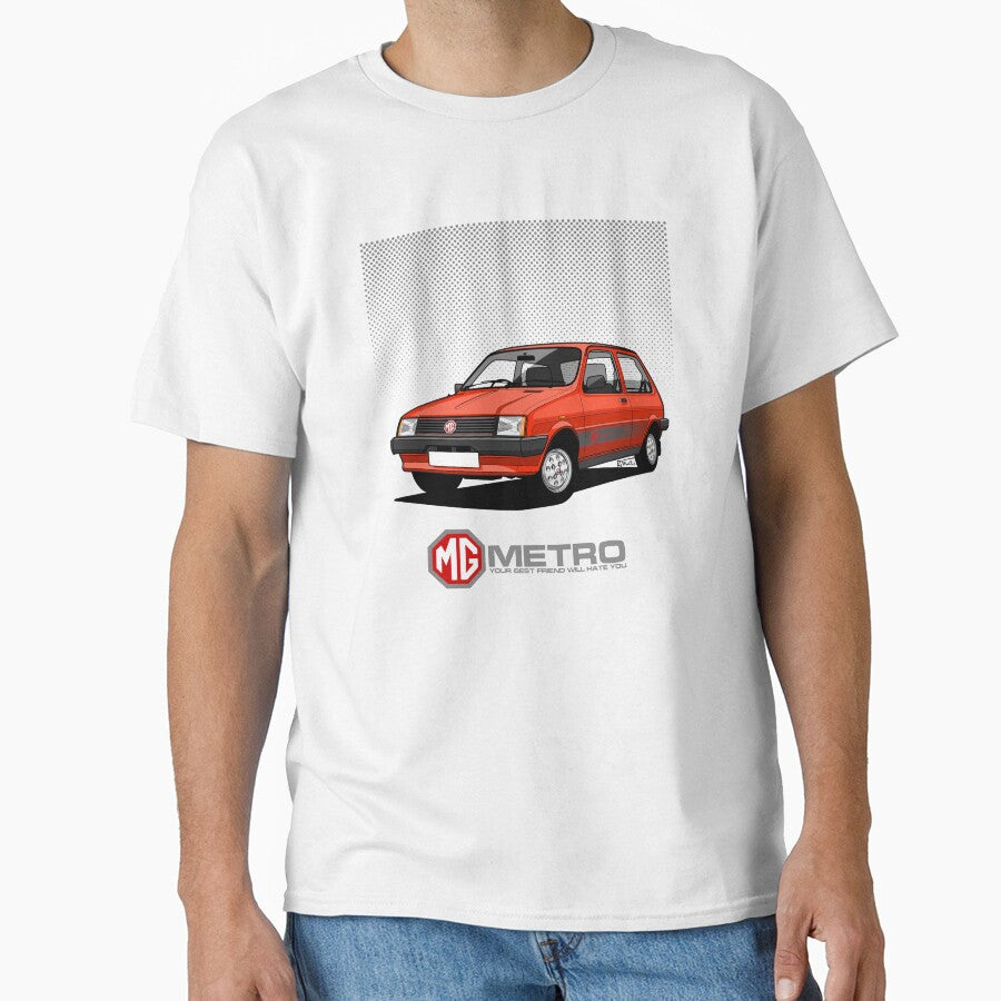 MG Metro - single Illustration - Red by RJWautographics