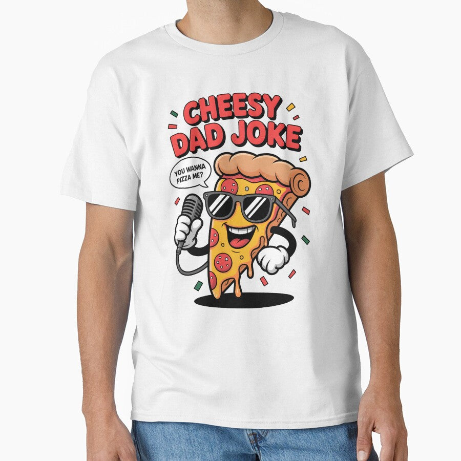 Cheesy Dad Joke Slice of Pizza by box-artshop