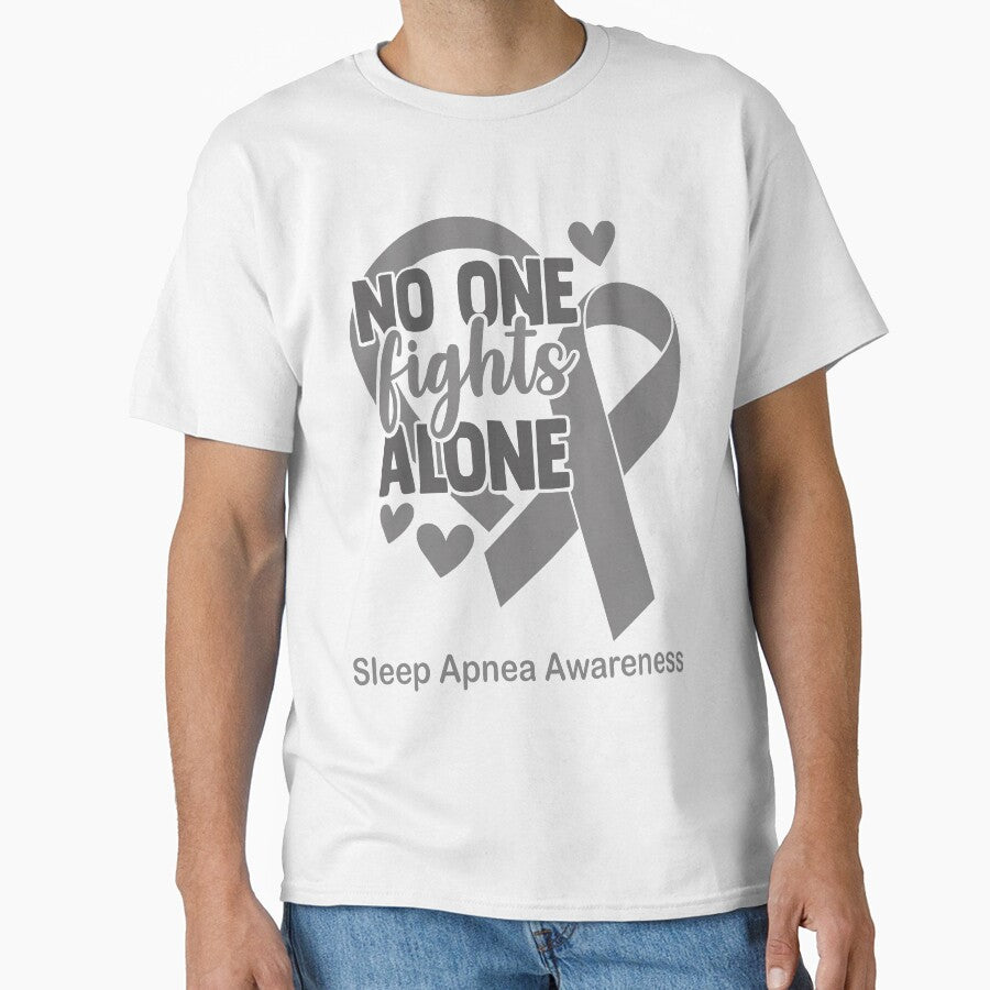 No One Fight Alone Sleep Apnea Awareness by Sabfit
